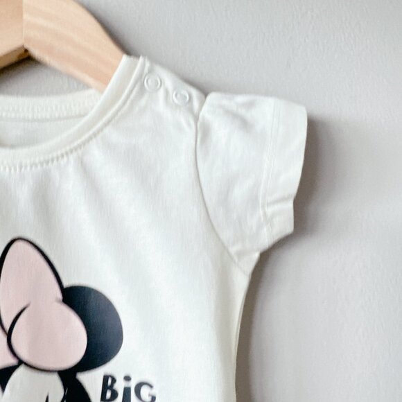 Disney Shirt 3-6m Minnie Mouse T-shirt baby girl tee - Picture 7 of 12
